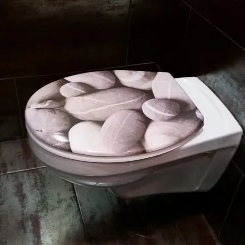 WC tető lávakő mintás | P-G