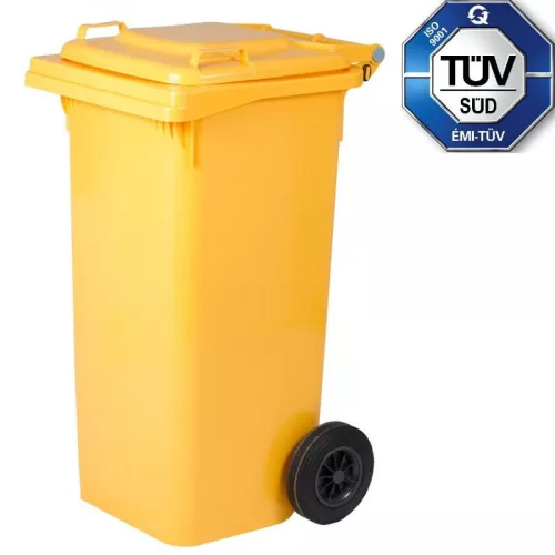 Szemeteskuka | Sárga | PP | 240L