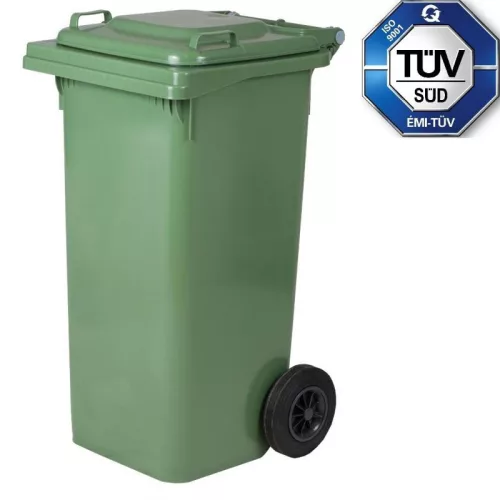 Szemeteskuka | Zöld | PP | 120L