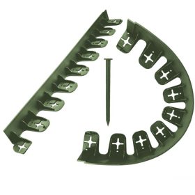 Zöld színű kerti szegély 0,8 m*45 mm