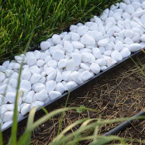 Zöld színű kerti szegély 0,8 m*45 mm