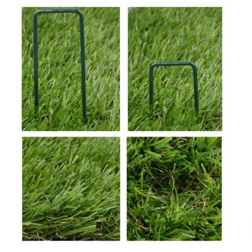 Zöld fém rögzítőtüske 16cm | 20db