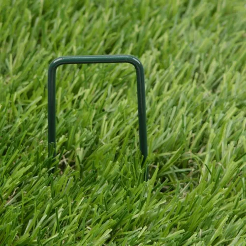 Zöld fém rögzítőtüske 16cm | 20db