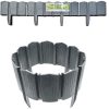 Szürke színű kerti szegély 3,14 m*105 mm