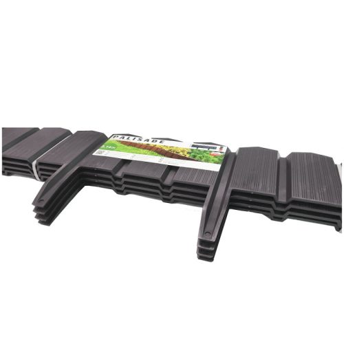 Szürke színű kerti szegély 3,14 m*105 mm