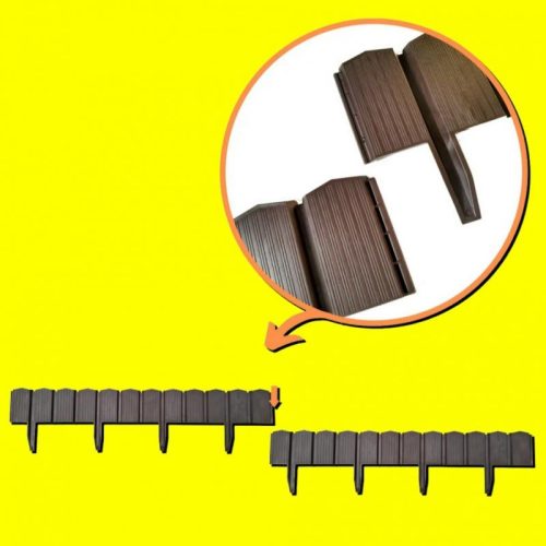 Szürke színű kerti szegély 3,14 m*105 mm