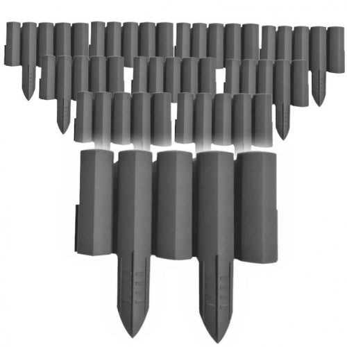 Szürke színű kerti szegély 2,7m*150 mm