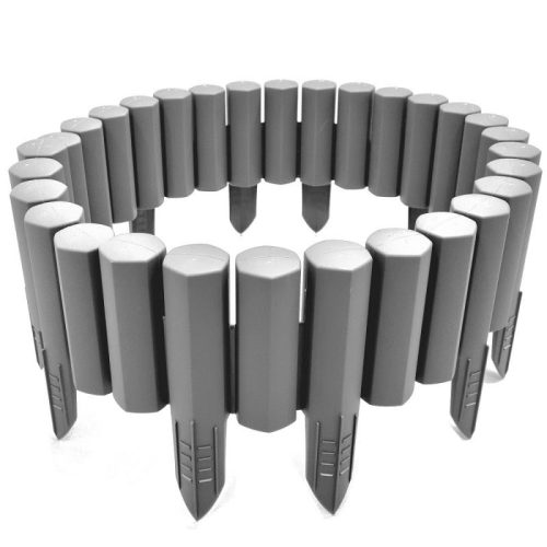 Szürke színű kerti szegély 2,2m*150 mm