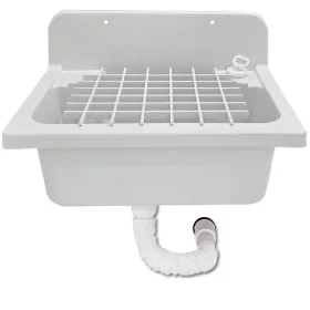 Fehér műanyag falikút | 55cm