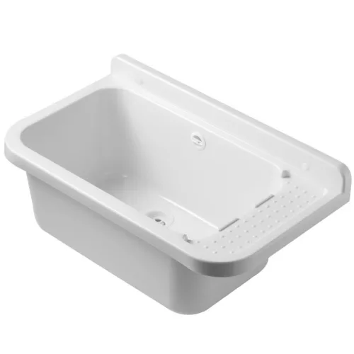 Fehér műanyag falikút | 60cm