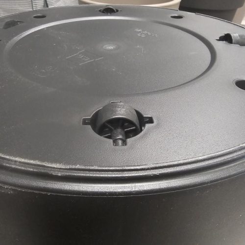 Dekoratív virágtartó kaspó | Antracit | 93 L