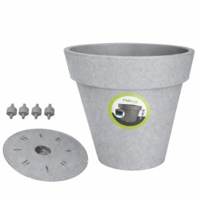 Dekoratív virágtartó kaspó | Szürke | 50 L